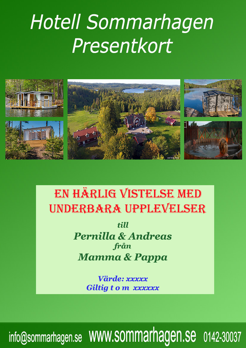 Sommarhagens presentkort